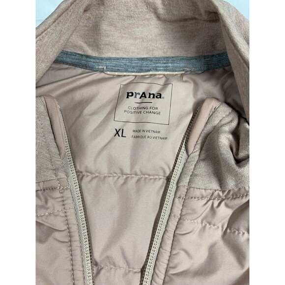 Prana Vest Womens Size XL Neutral Insulated Ice Flow Outdoor Running Athleisure - Picture 2 of 8